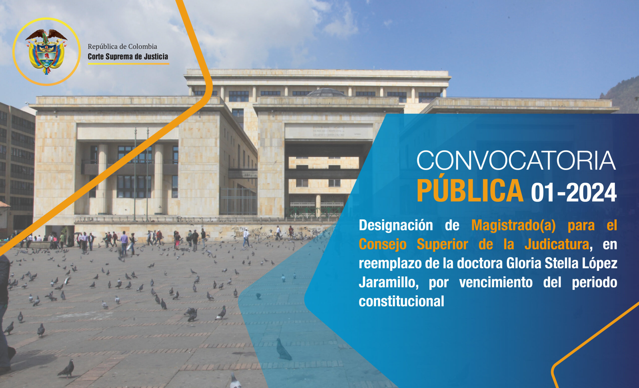 slide inscripciones convocatoria magistrado CSJ 2024 1