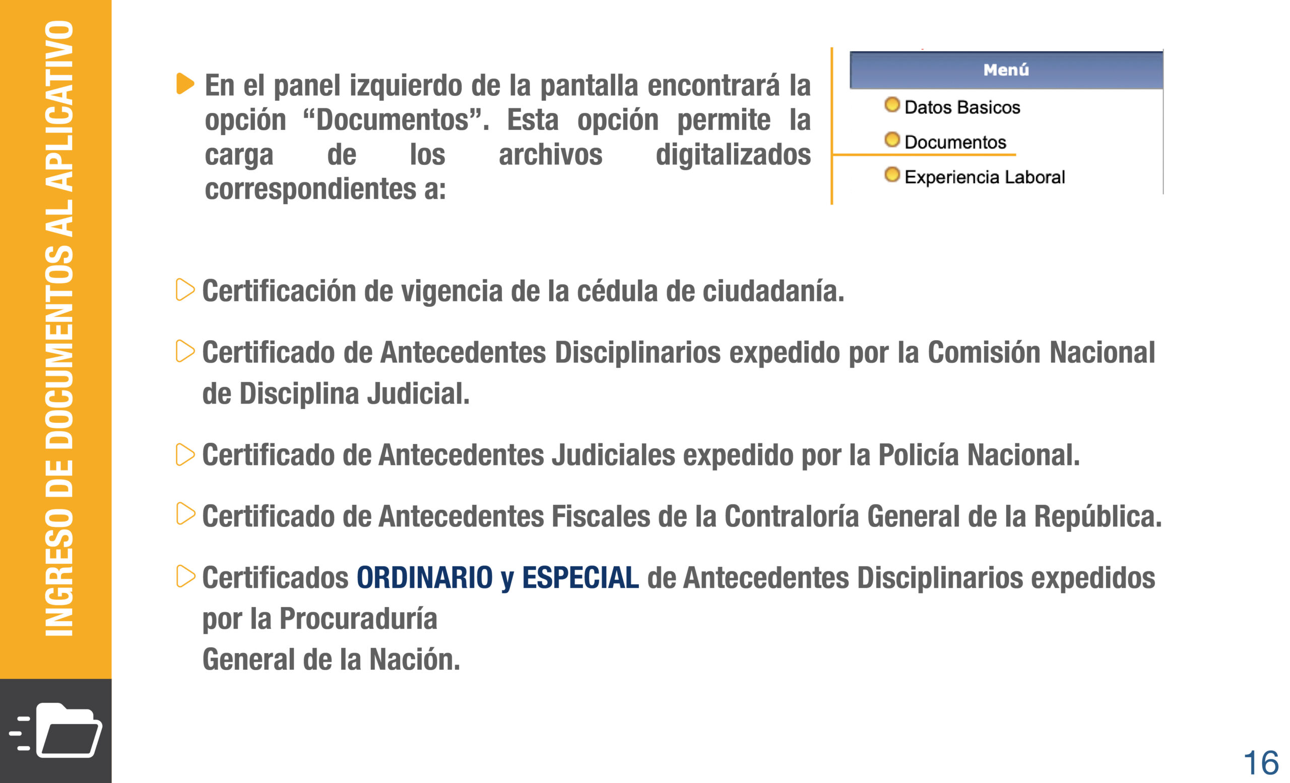 slide inscripciones convocatoria magistrado CSJ 2024 17