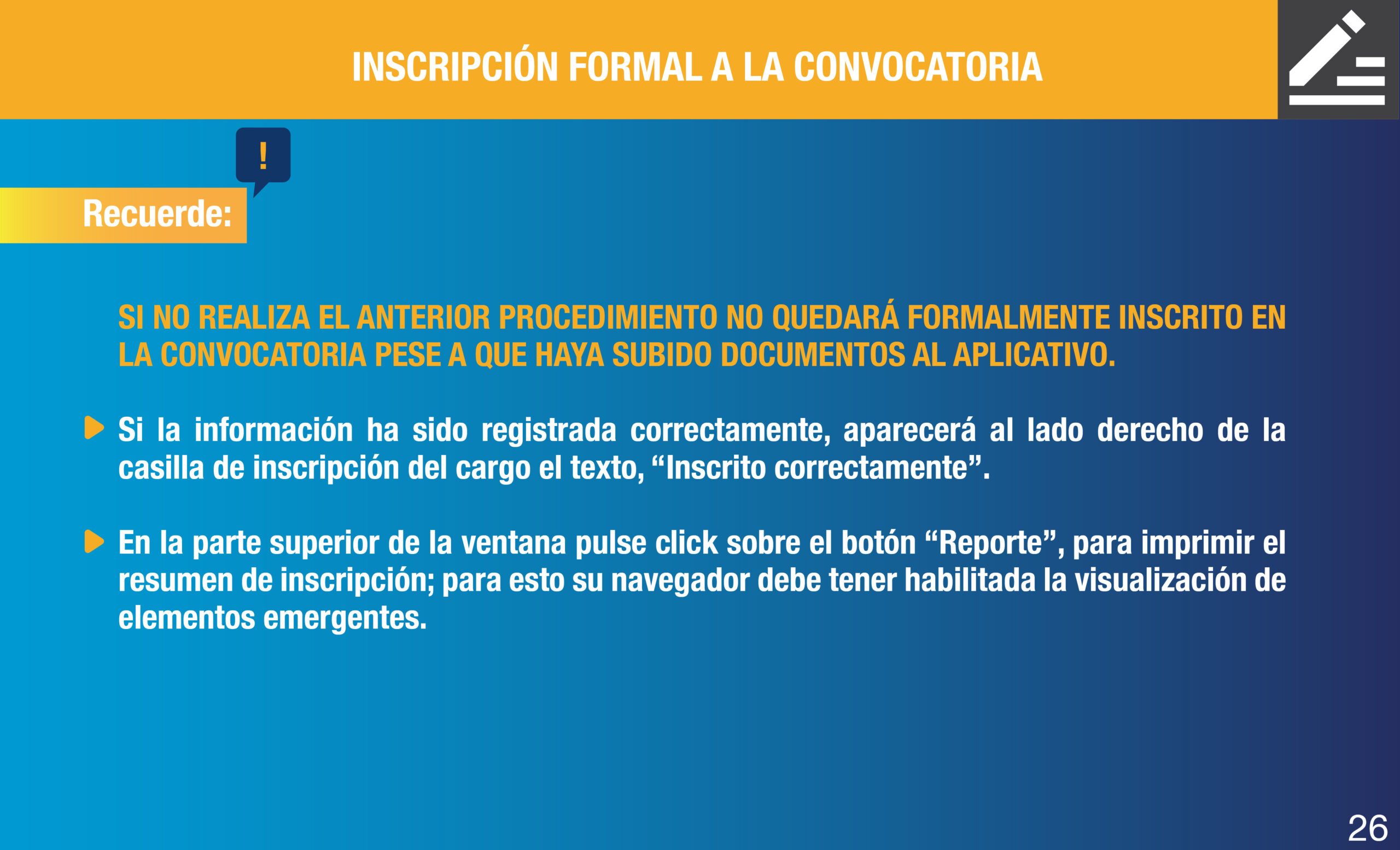 slide inscripciones convocatoria magistrado CSJ 2024 27