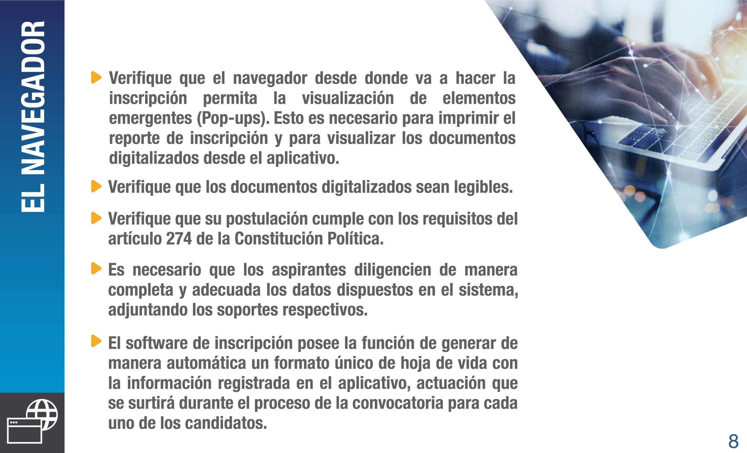 slide inscripciones convocatoria magistrado CSJ 2024 9