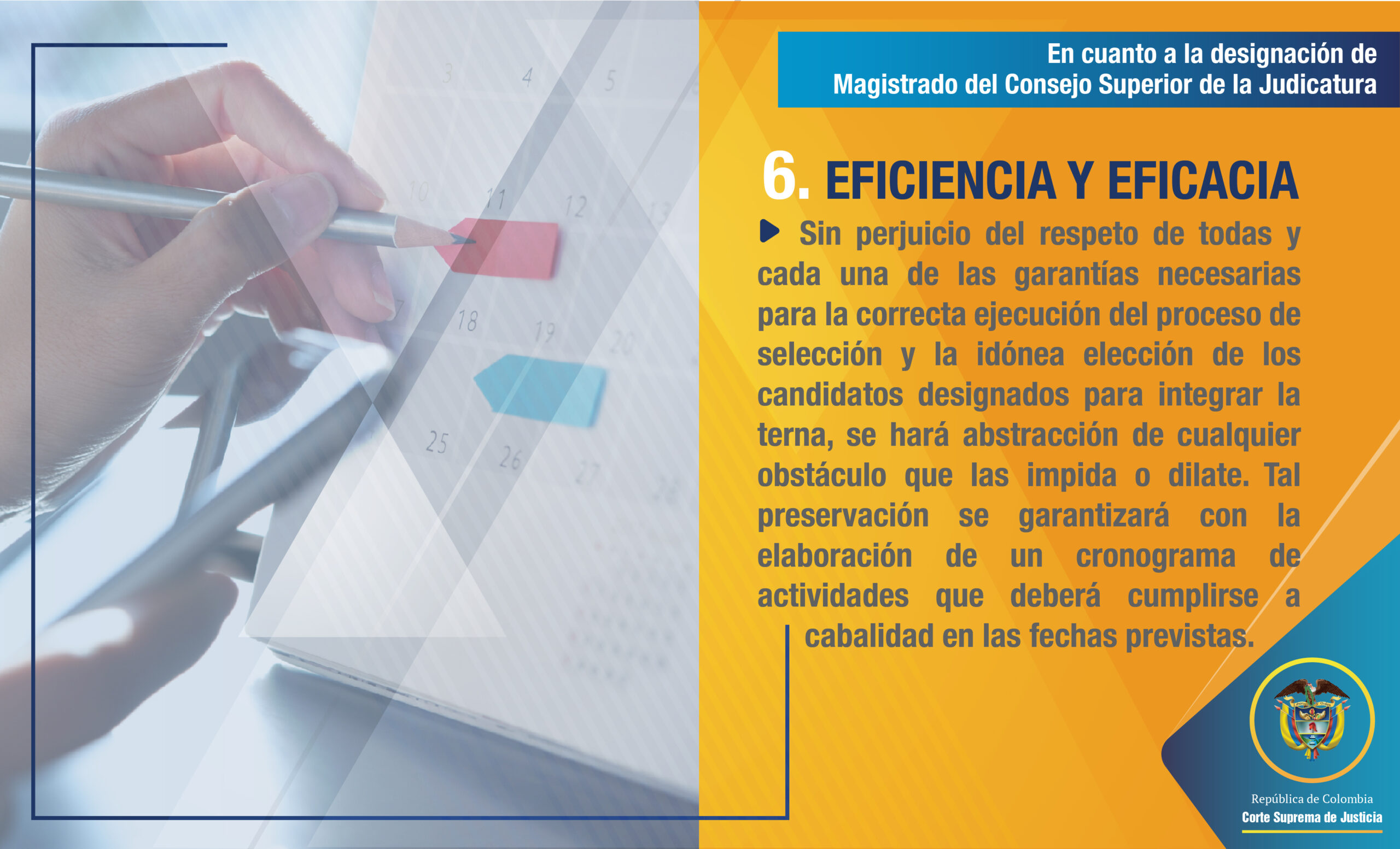 slide  principios convocatoria magistrado CSJ 2024 11