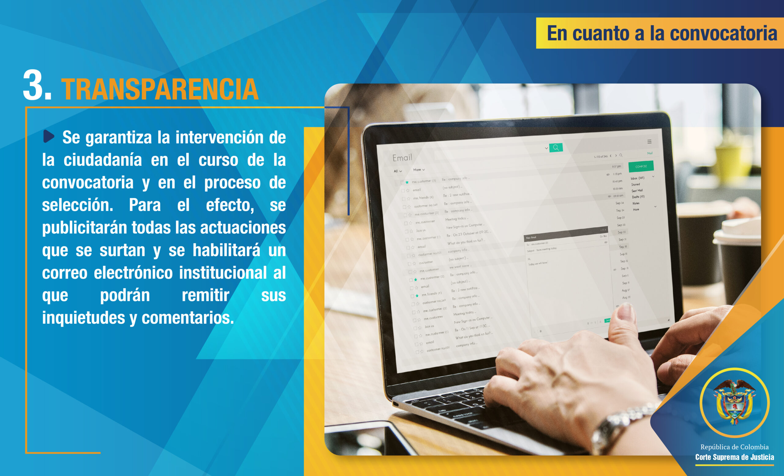 slide principios convocatoria magistrado CSJ 2024 4