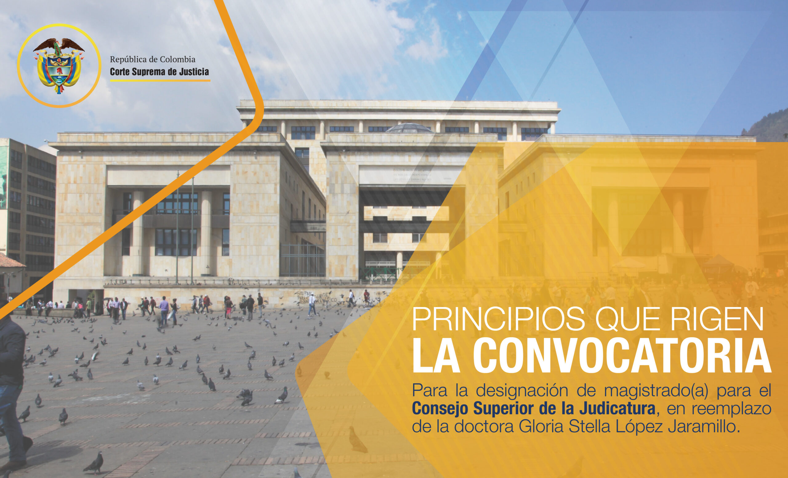 slide principios convocatoria magistrado CSJ 2024 1