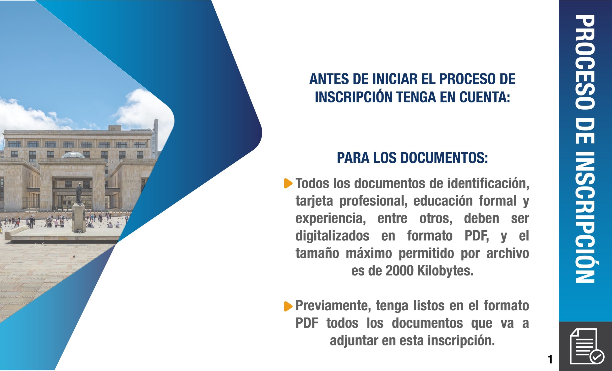 slide inscripciones convocatoria procurador general 2024 2