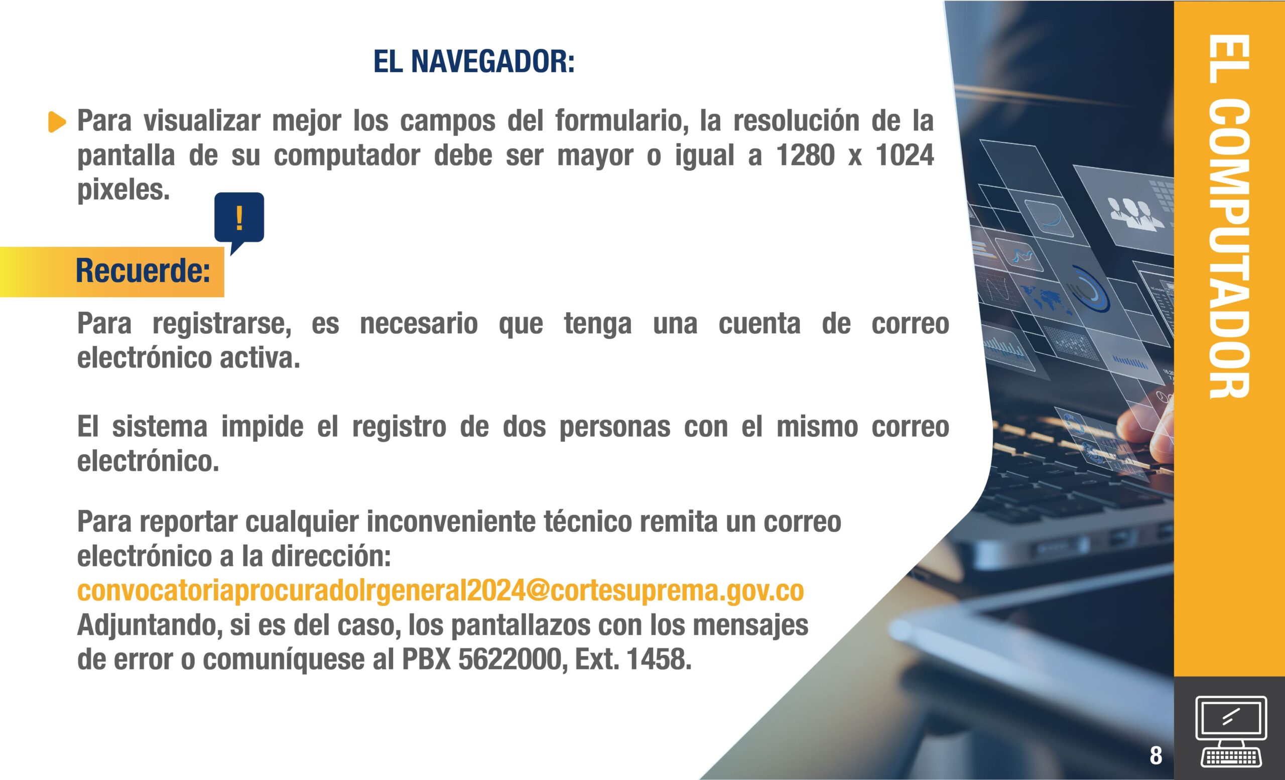 slide inscripciones convocatoria procurador general 2024 9