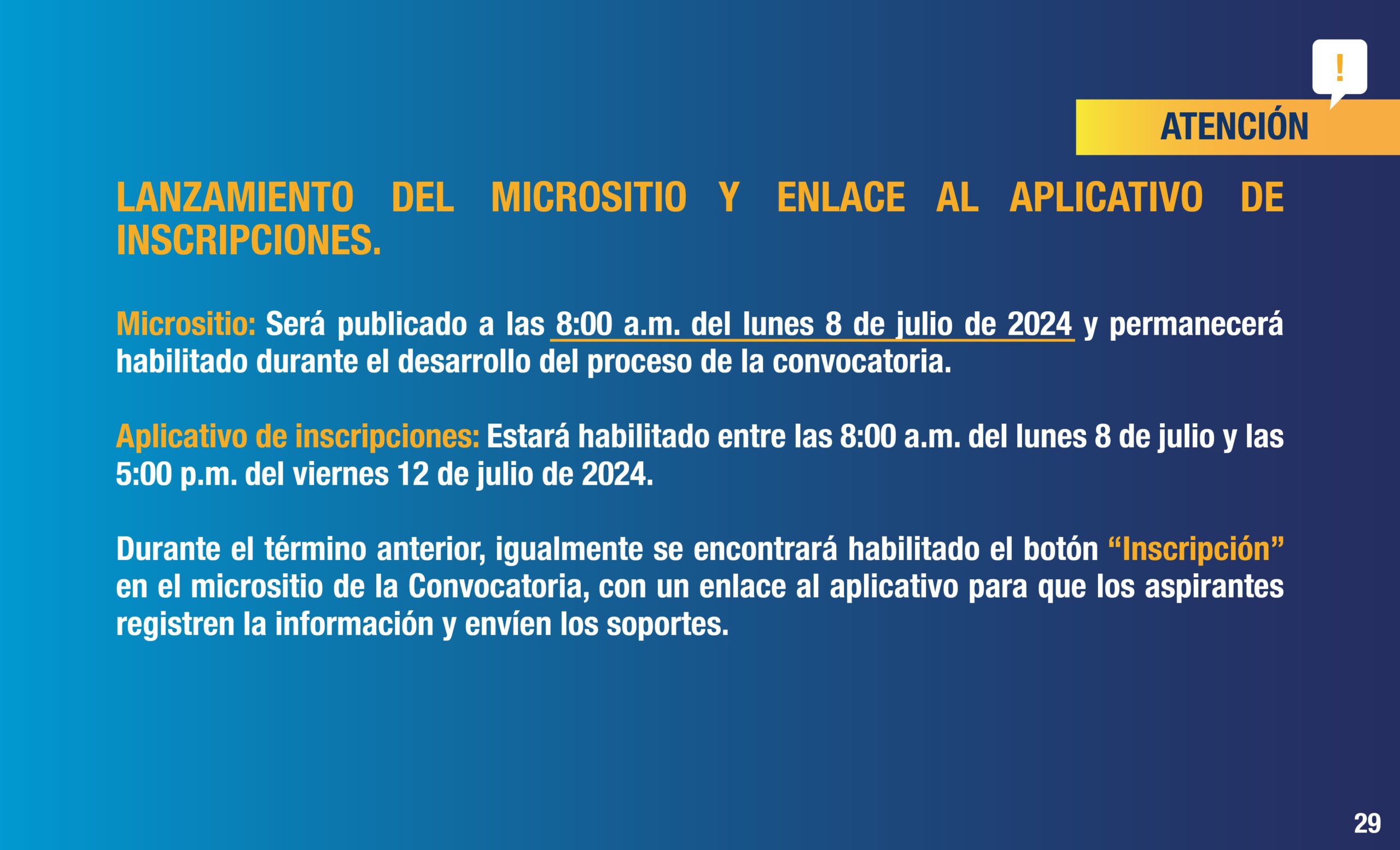 slide inscripciones convocatoria procurador general 2024 30