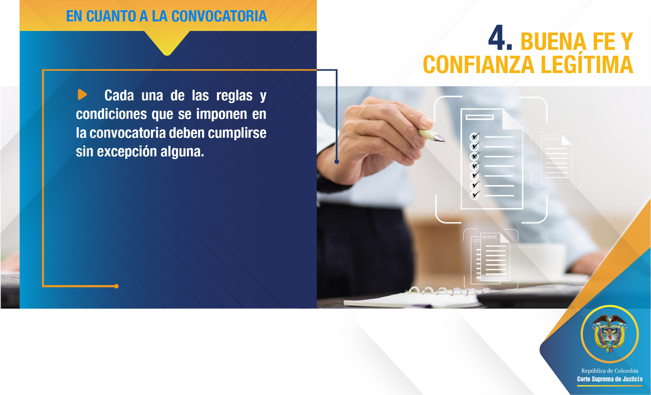 slide principios convocatoria magistrado Corte constitucional 2025 5